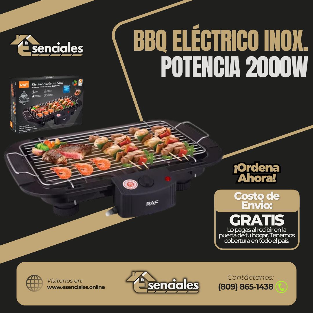 Super parrilla eléctrica sin humo de 2000W