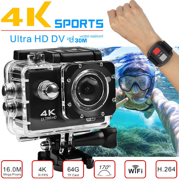 Cámara Deportiva 4K Ultra HD